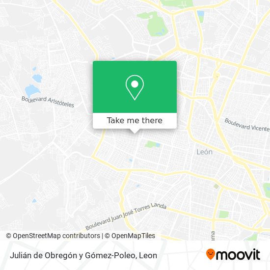 Julián de Obregón y Gómez-Poleo map