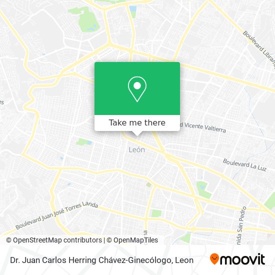 Mapa de Dr. Juan Carlos Herring Chávez-Ginecólogo