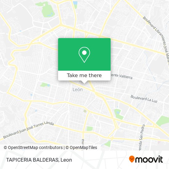 Mapa de TAPICERIA BALDERAS