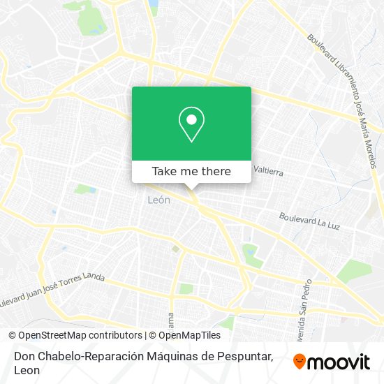 Mapa de Don Chabelo-Reparación Máquinas de Pespuntar