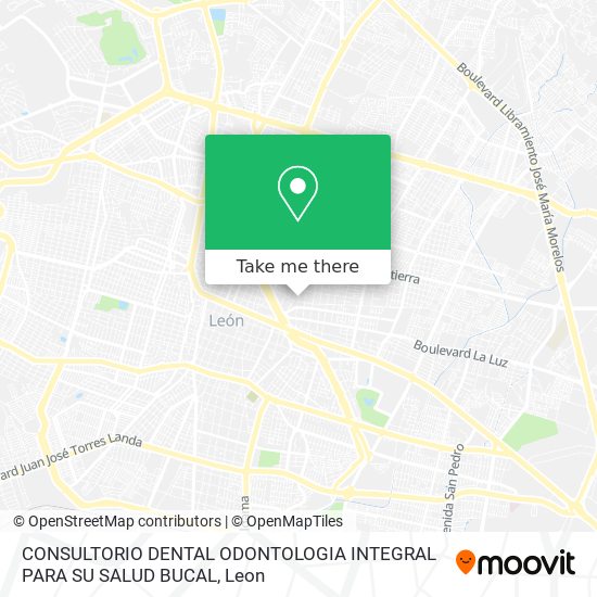 CONSULTORIO DENTAL ODONTOLOGIA INTEGRAL PARA SU SALUD BUCAL map