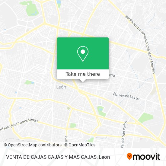 VENTA DE CAJAS CAJAS Y MAS CAJAS map