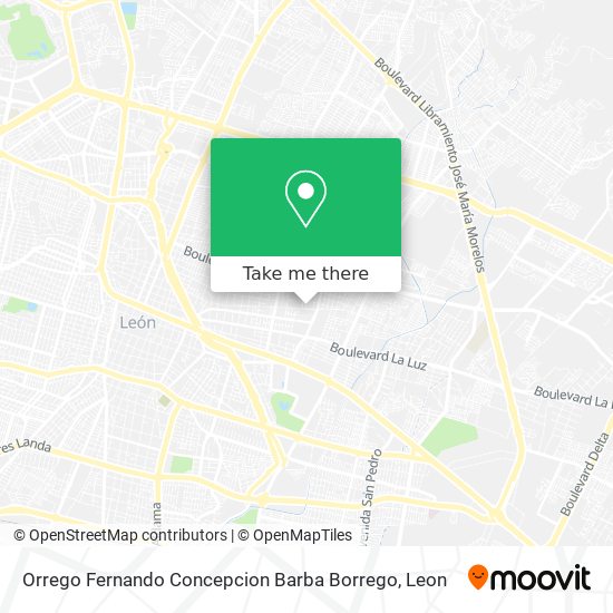 Orrego Fernando Concepcion Barba Borrego map