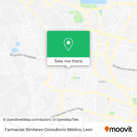 Farmacias Similares-Consultorio Médico map