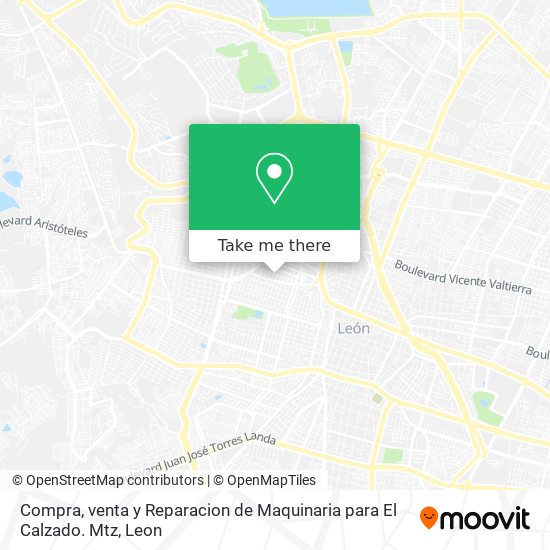 Compra, venta y Reparacion de Maquinaria para El Calzado. Mtz map