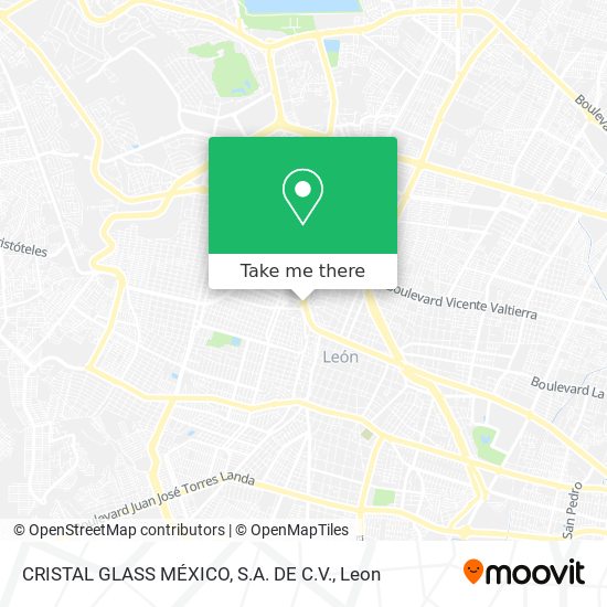 CRISTAL GLASS MÉXICO, S.A. DE C.V. map