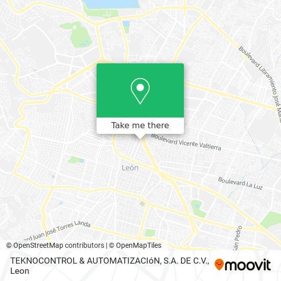 TEKNOCONTROL & AUTOMATIZACIóN, S.A. DE C.V. map