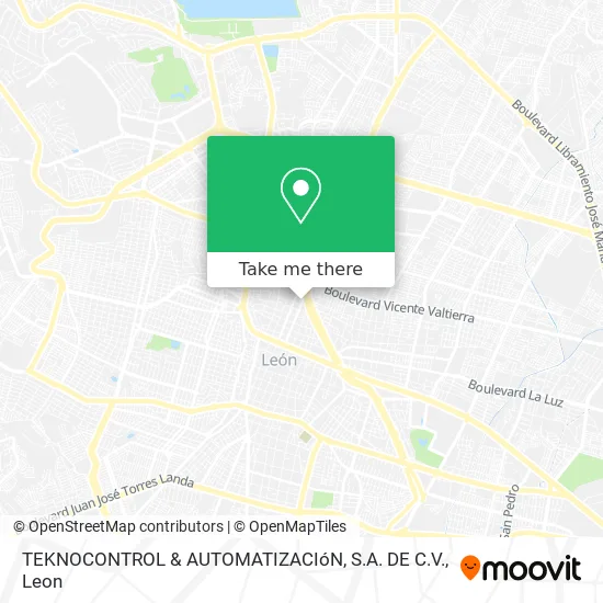 Mapa de TEKNOCONTROL & AUTOMATIZACIóN, S.A. DE C.V.