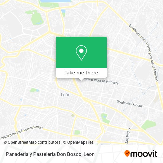 Panaderia y Pasteleria Don Bosco map