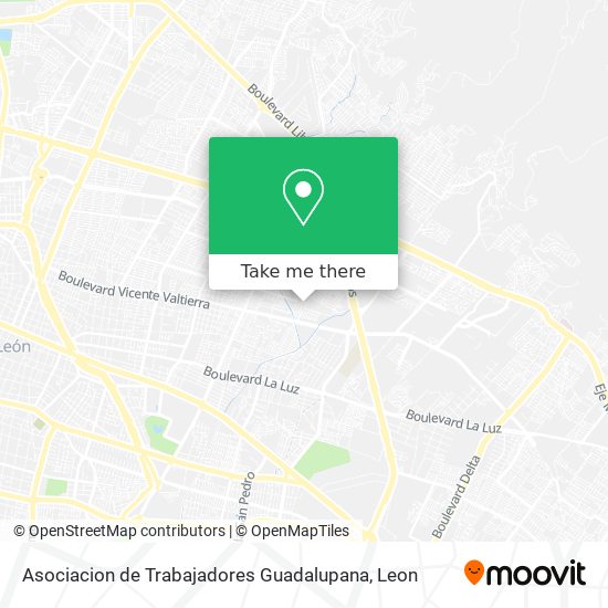 Asociacion de Trabajadores Guadalupana map