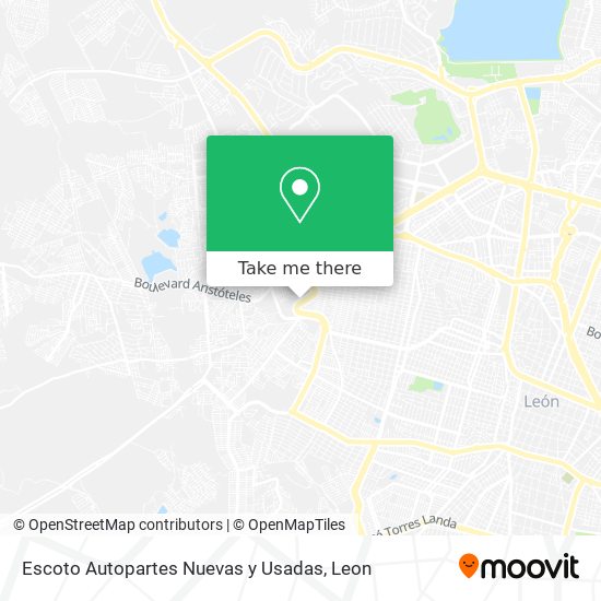 Escoto Autopartes Nuevas y Usadas map