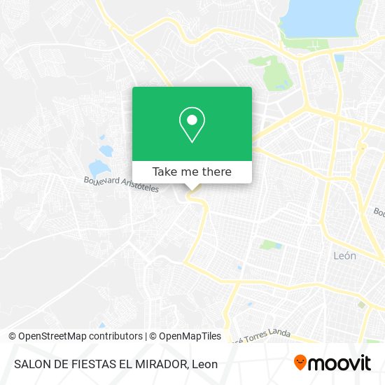 Mapa de SALON DE FIESTAS EL MIRADOR