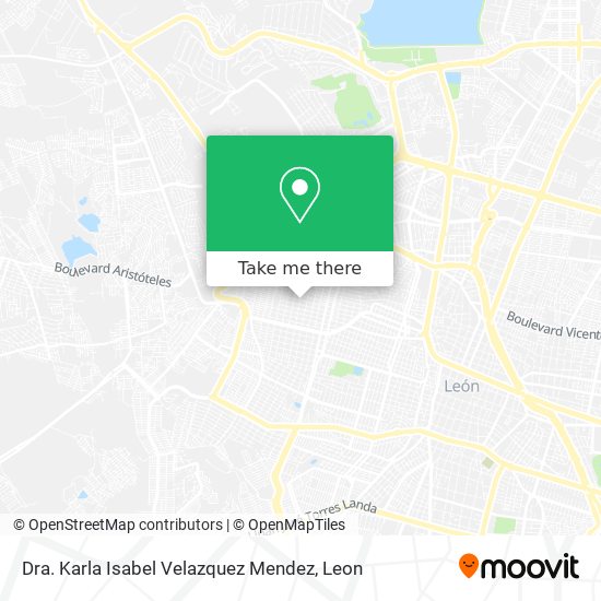 Dra. Karla Isabel Velazquez Mendez map
