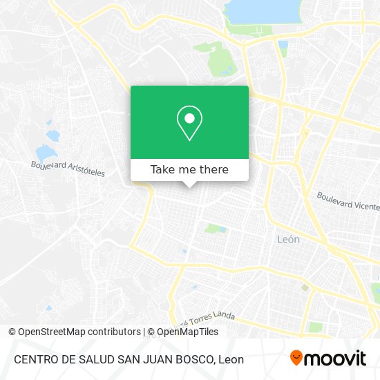 Mapa de CENTRO DE SALUD SAN JUAN BOSCO