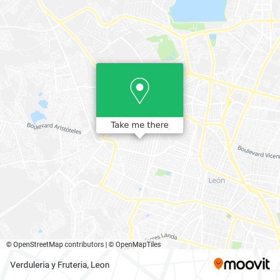 Mapa de Verduleria y Fruteria