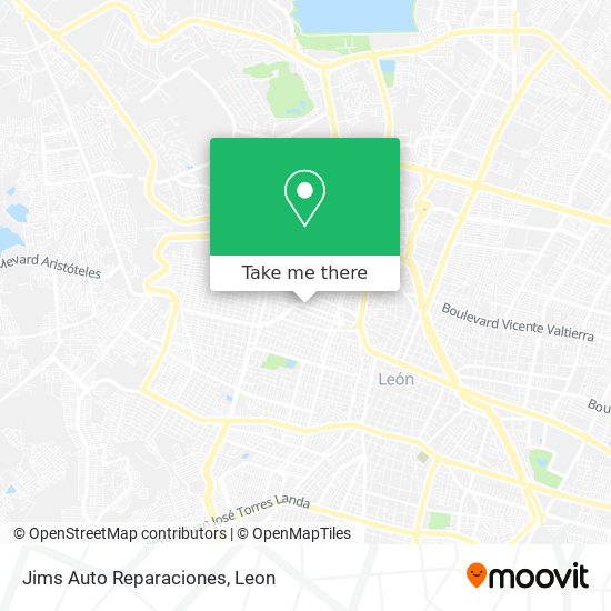 Jims Auto Reparaciones map