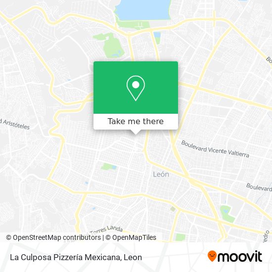 La Culposa Pizzería Mexicana map