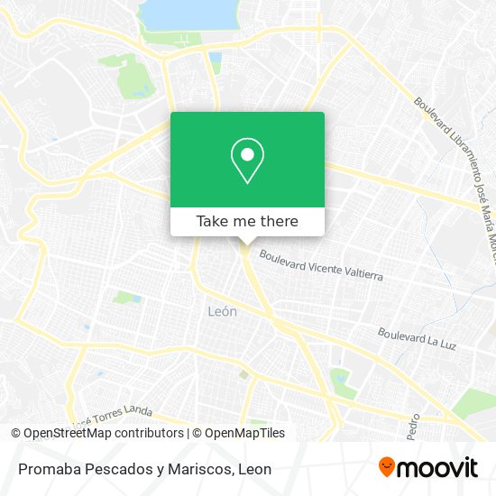 Promaba Pescados y Mariscos map