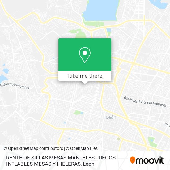 RENTE DE SILLAS MESAS MANTELES JUEGOS INFLABLES MESAS Y HIELERAS map