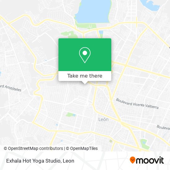 Exhala Hot Yoga Studio map