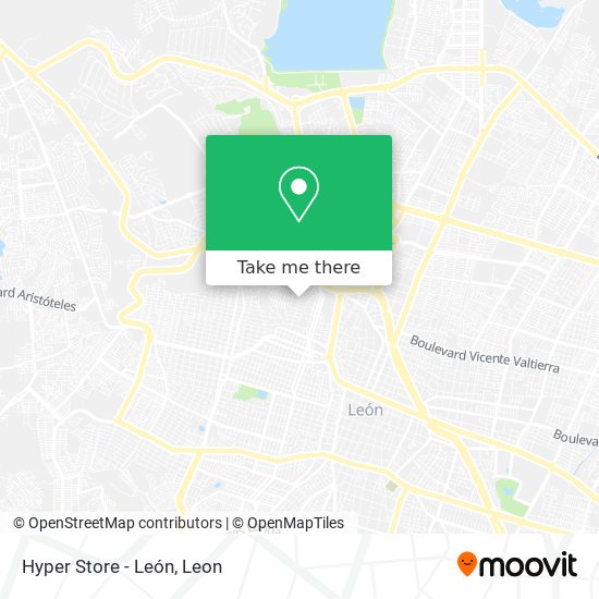 Mapa de Hyper Store - León