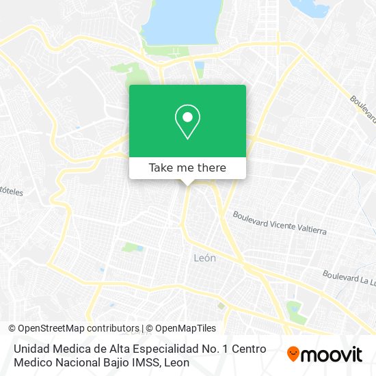 Unidad Medica de Alta Especialidad No. 1 Centro Medico Nacional Bajio IMSS map