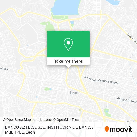 BANCO AZTECA, S.A., INSTITUCIóN DE BANCA MúLTIPLE map