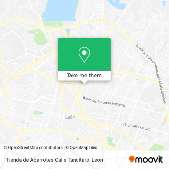 Mapa de Tienda de Abarrotes-Calle Tancítaro