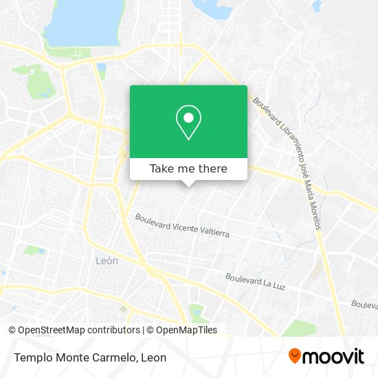 Mapa de Templo Monte Carmelo