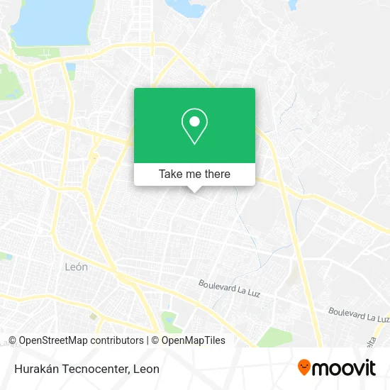 Hurakán Tecnocenter map