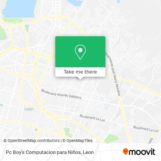 Mapa de Pc Boy's Computacion para Niños