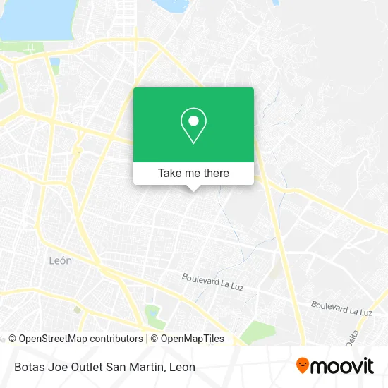 Botas Joe Outlet San Martin map