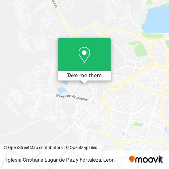 Mapa de Iglesia Cristiana Lugar de Paz y Fortaleza