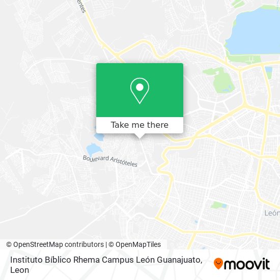 Instituto Bíblico Rhema Campus León Guanajuato map