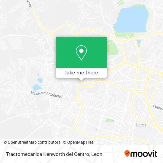Mapa de Tractomecanica Kenworth del Centro