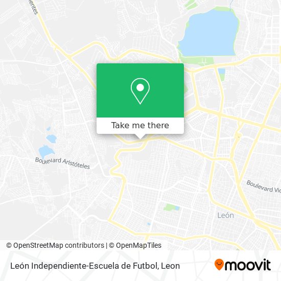 León Independiente-Escuela de Futbol map