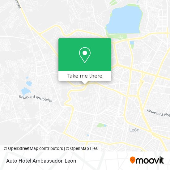 Auto Hotel Ambassador map