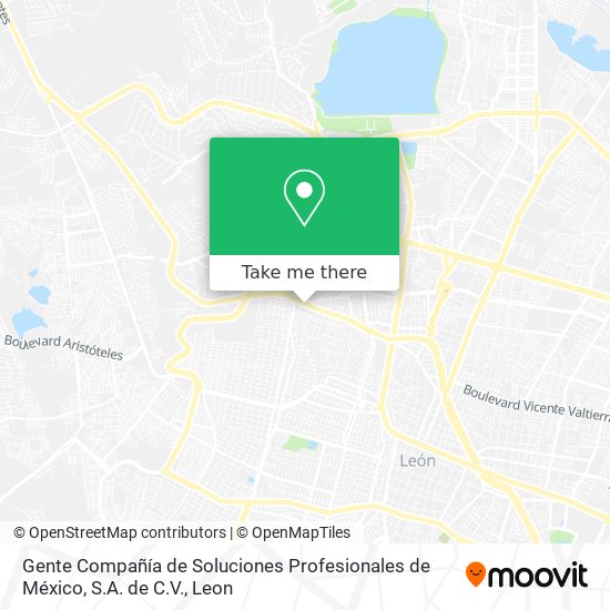 Gente Compañía de Soluciones Profesionales de México, S.A. de C.V. map