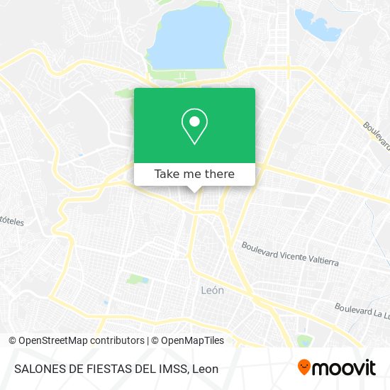 Mapa de SALONES DE FIESTAS DEL IMSS