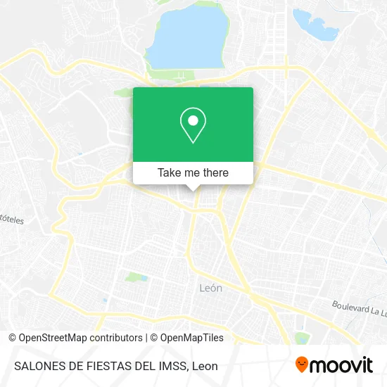 Mapa de SALONES DE FIESTAS DEL IMSS