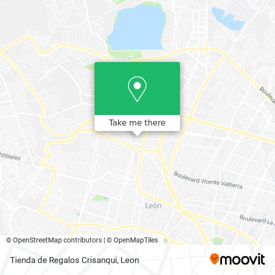 Mapa de Tienda de Regalos Crisanqui