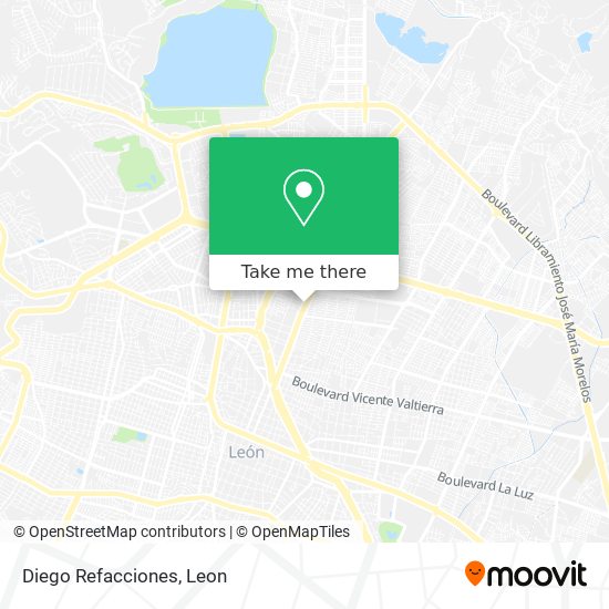 Mapa de Diego Refacciones