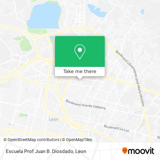 Mapa de Escuela Prof Juan B. Diosdado