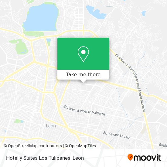 Mapa de Hotel y Suites Los Tulipanes