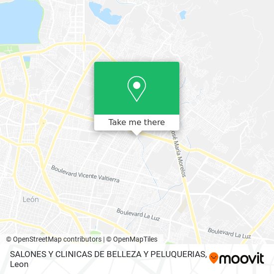 SALONES Y CLINICAS DE BELLEZA Y PELUQUERIAS map