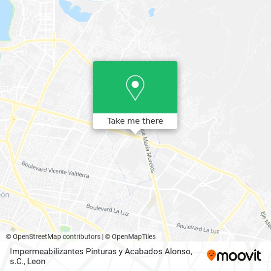 Impermeabilizantes Pinturas y Acabados Alonso, s.C. map