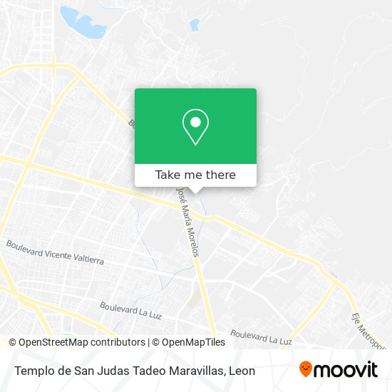 Templo de San Judas Tadeo Maravillas map