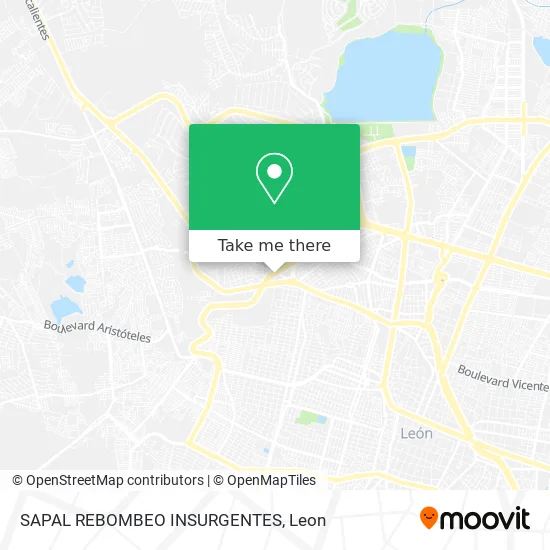 SAPAL REBOMBEO INSURGENTES map