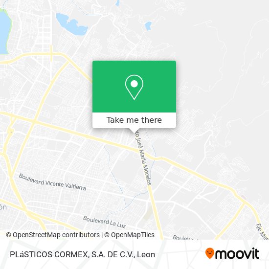 PLáSTICOS CORMEX, S.A. DE C.V. map