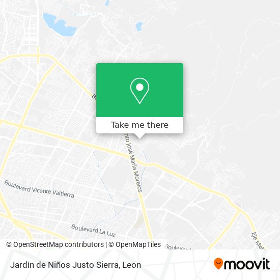 Jardín de Niños Justo Sierra map